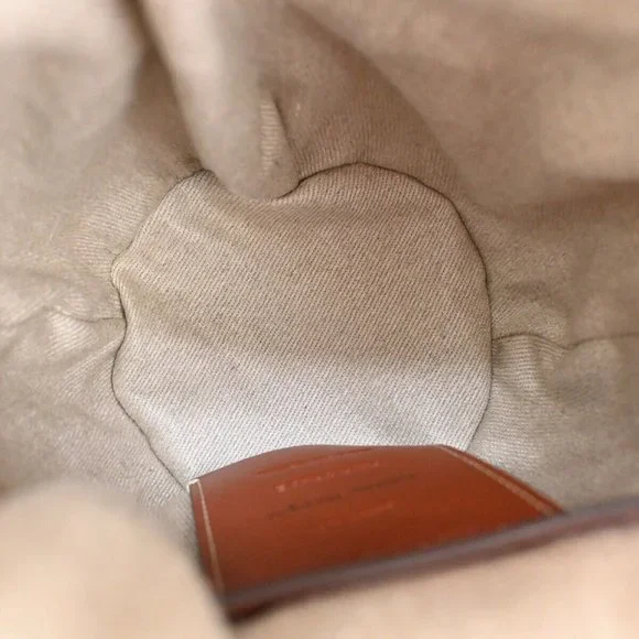 CHLOE Woody Small Basket Shoulder Hand Bag 2Way Canvas Leather Paper BN 93RH257 - Picture 8 of 16